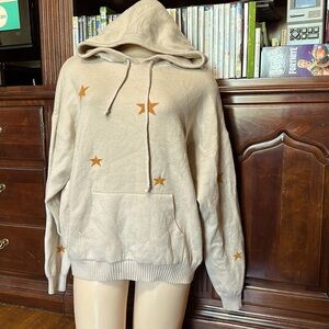Buckle (BKE) Super Soft Star Print Hoodie, Cropped, XL